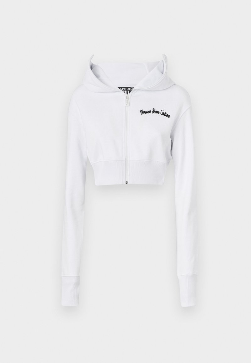 Versace Jeans Couture Sweater met rits wit Versace Jeans Couture Sweater met rits wit