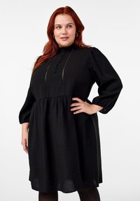 Zizzi 3/4-ÄRMELN - Marškininė suknelė - black