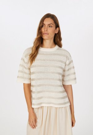 T-Shirt print - beige varied