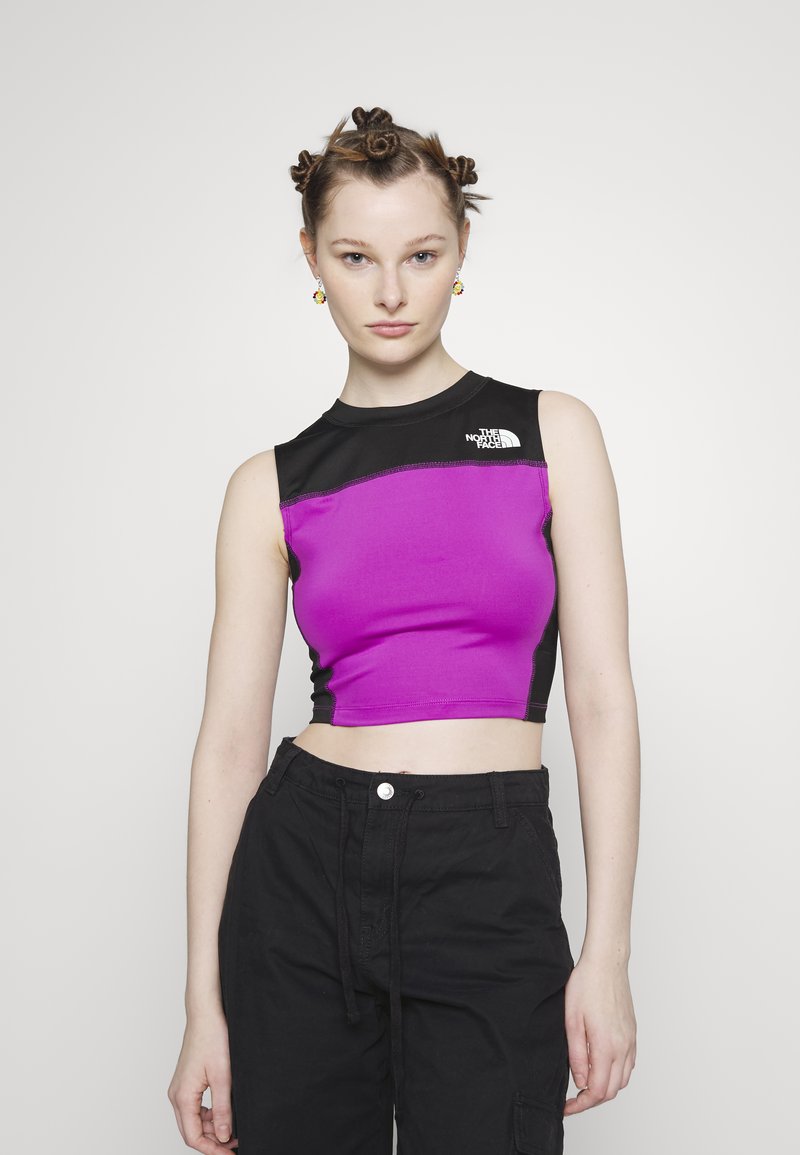 The North Face TANK EXTREME Top purple cactus flower/black/purple