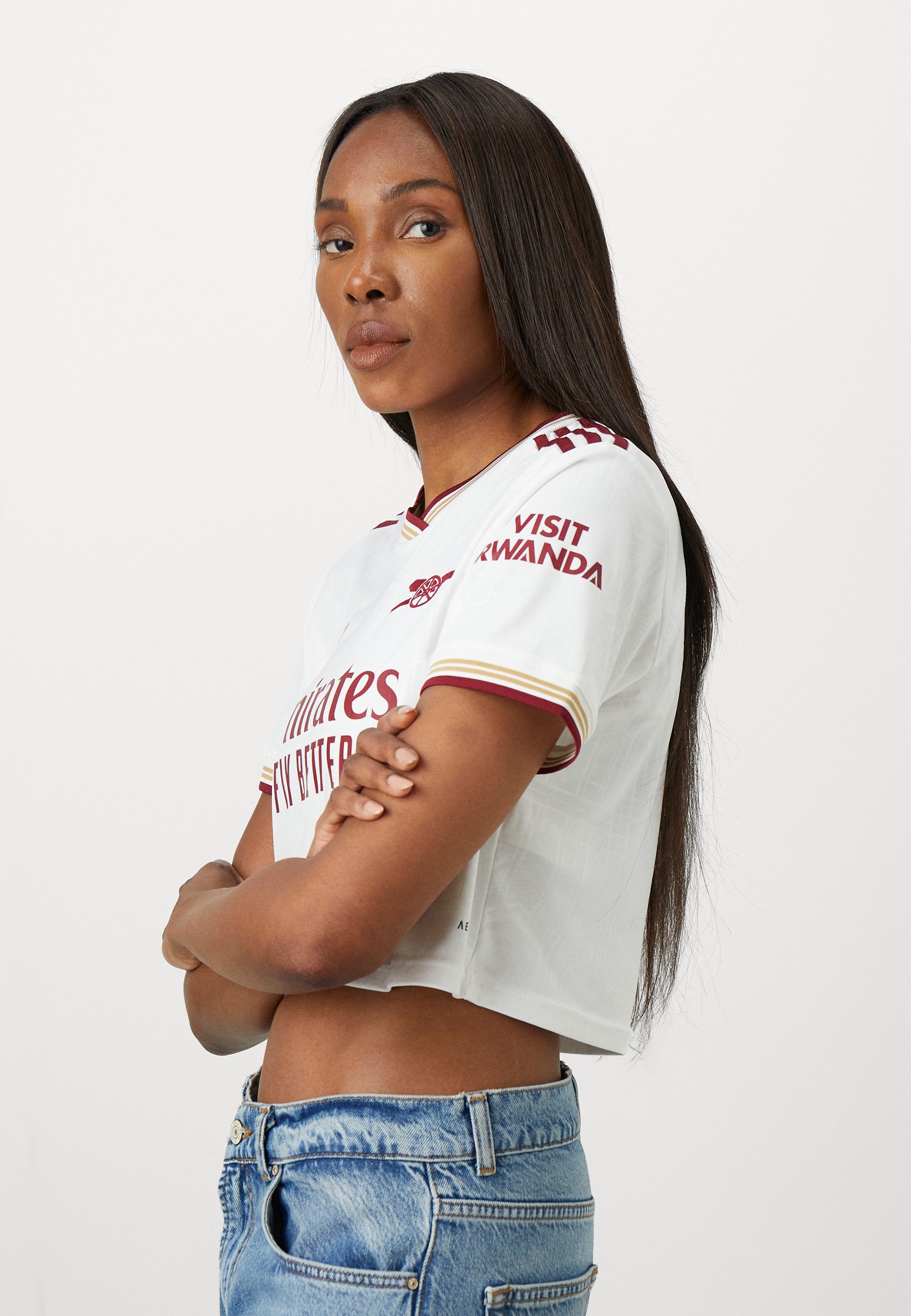 adidas Originals ARSENAL FC 25/26 3RD CROPPED JERSEY - Club wear