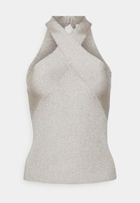 Débardeur Blanc Et Doré Morgan - Taille M - Occasion Très Bon état - Parfait Pour L'été Ou Les Soirées
