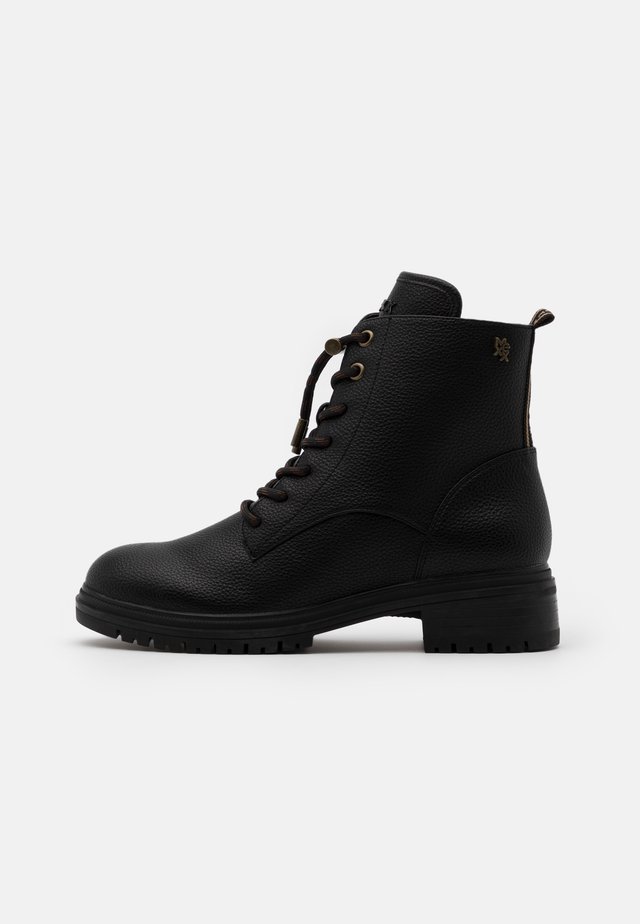 FELICITY - Stivaletti stringati - black