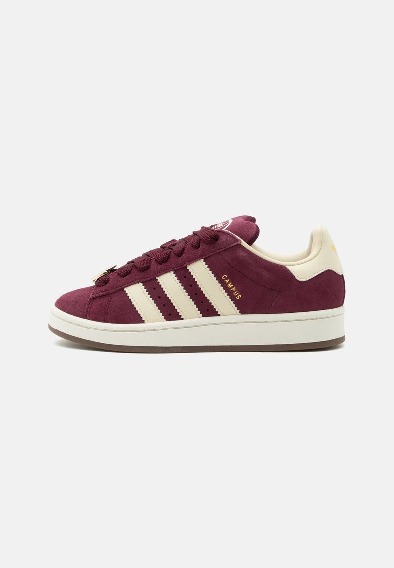 adidas Originals CAMPUS 00S maroon/warm vanilla/gold-coloured metallic/bordeaux