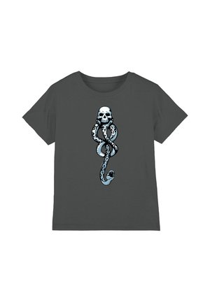 Cotton Soul, HARRY POTTER VOLDEMORT TATTOO UNISEX - Print T-shirt - anthracite