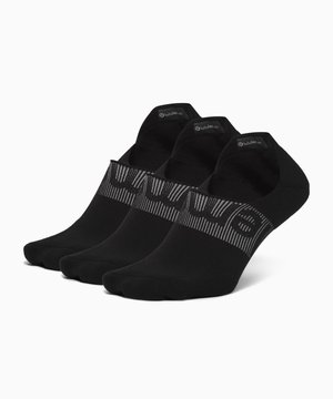 POWER STRIDE NO-SHOW 3 PACK - Ankelsockor - black