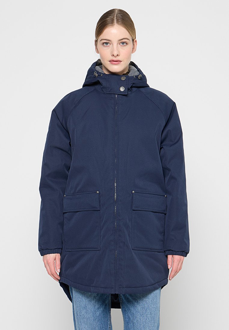 dreimaster Wintermantel donkerblauw