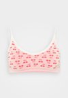 ONLHOLLY PATTERN SCOOP BRALETTE - Grudnjak - candy pink/red