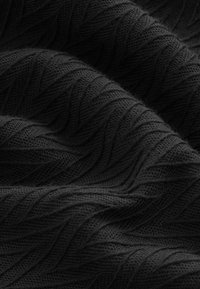 Next TEXTURED SHORT SLEEVE - Camisa - black zigzag