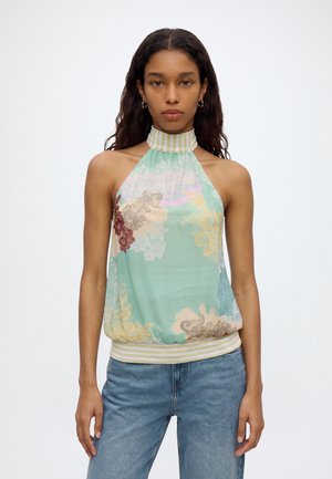 Jaded London ENYA DRAPED - Blúzka - green