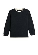 Pull Ajouré Fille Koton - Col Rond Manches Longues - Viscose/polyester/polyamide - Orange - Taille 6/7 Ans