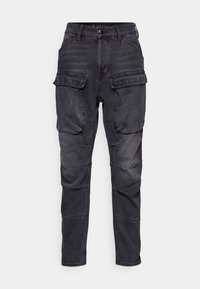 3D REGULAR TAPERED DENIM CARGO - Avar lõikega teksad - worn in black moon