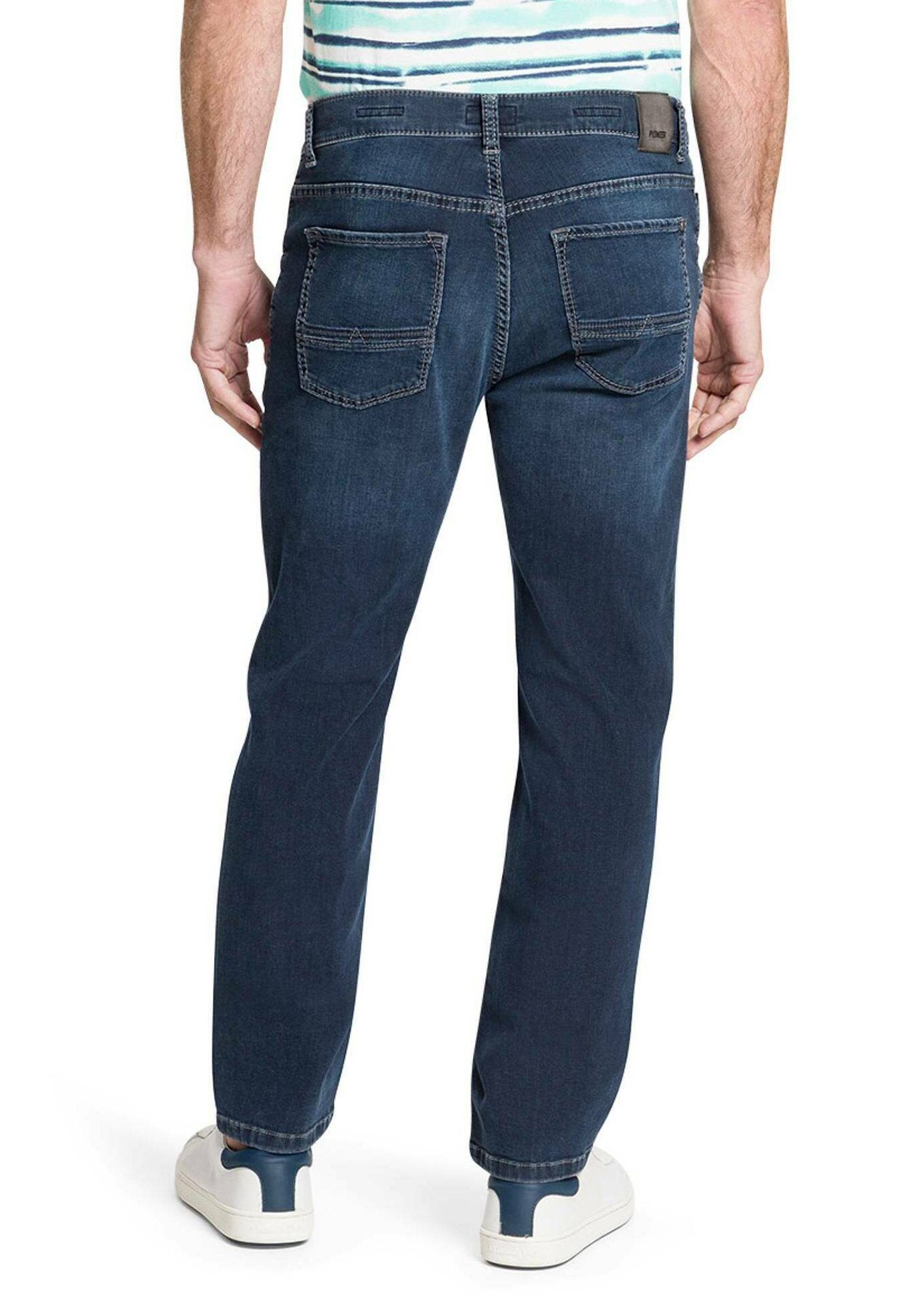 Pioneer Authentic Jeans Jeans da uomo Rando | Pantaloni da uomo | Vestibilità regolare | Blue Denim/Washed Washed, Blue/Black Used Whisker 6805, 32W x 34L