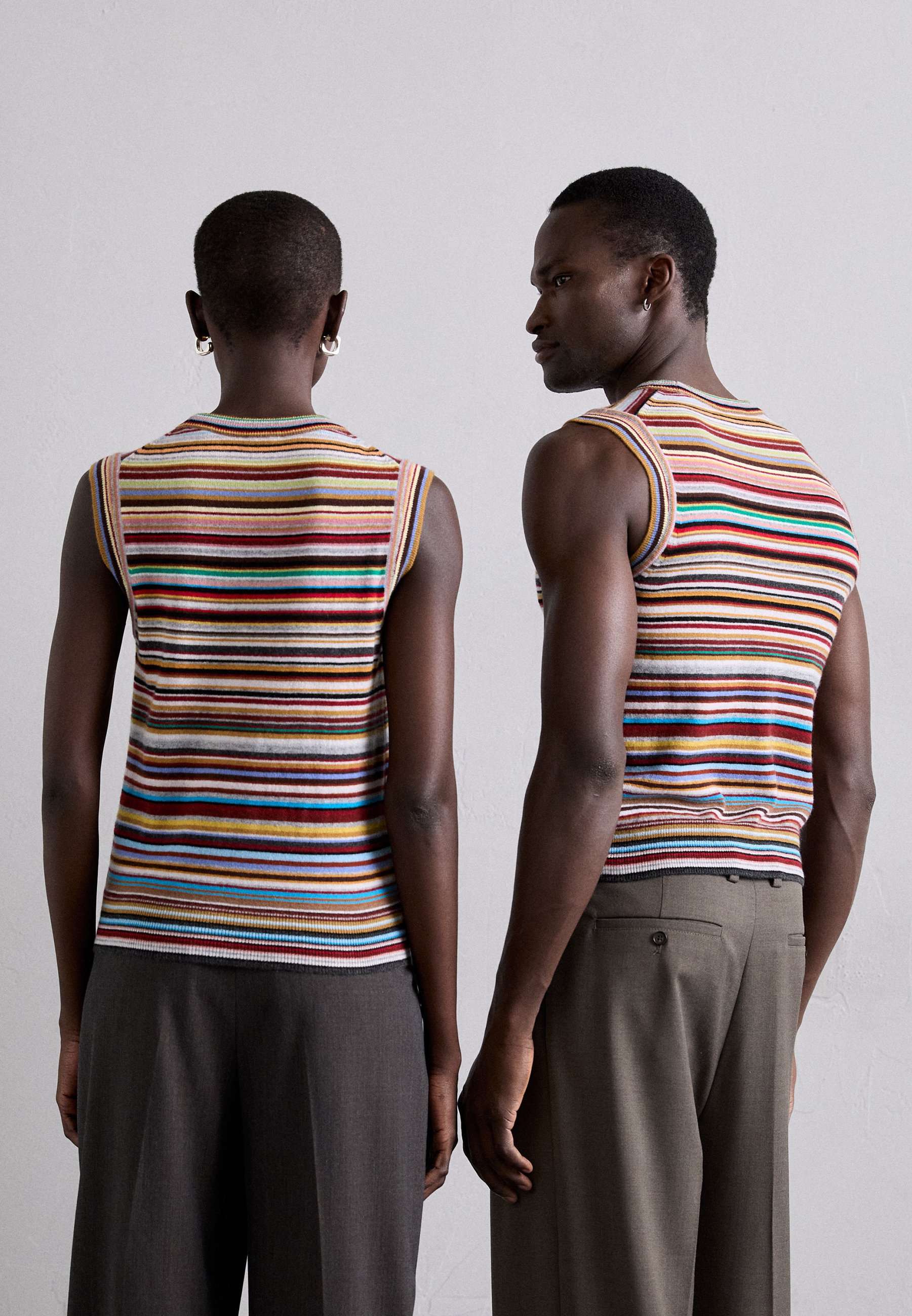 トップス Paul Smith 00s Red Rose Vest Paul Smith 00s Red Rose Vest Paul Smith - Signature Stripe Vest