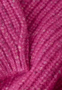 Minymo Stickad tröja - fuchsia fedora