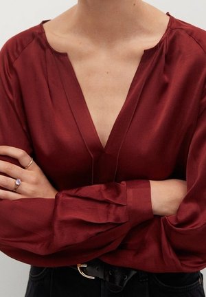 Blouse - dark red