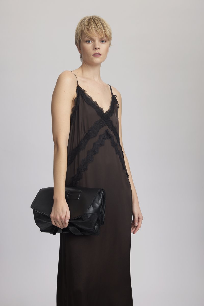 Gestuz SACHI SLIP DRESS - Koktailové šaty/večierkové šaty - molé