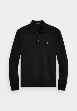 Polo Ralph Lauren CUSTOM SLIM FIT SOFT COTTON POLO SHIRT - Long sleeved top - black