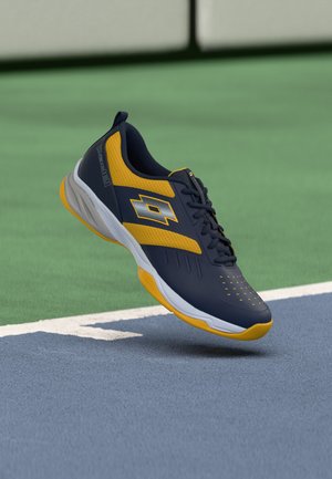 Lotto SUPERRAPIDA 400 VI - Padelschoenen - dress blue/nectar yellow