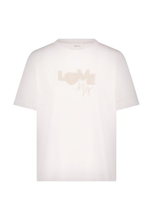 Cartoon, T-shirt imprimé - patch cream nature
