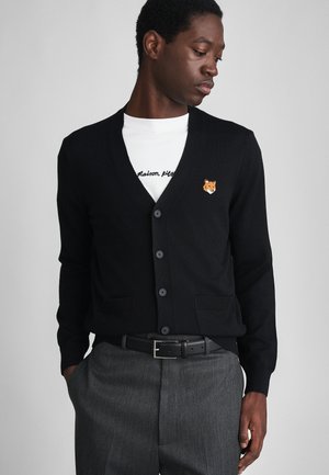 FOX HEAD REGULAR CARDIGAN - Kardigán - black