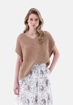T-shirt con stampa - brown