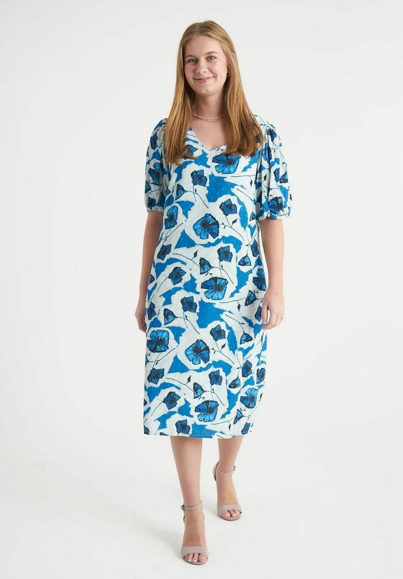 Elton DAGMAR Day dress sky blue/blue Zalando.de