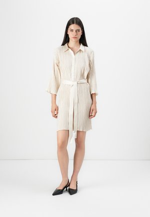 SLFELMA SHORT SHIRT DRESS - Marškininė suknelė - sandshell