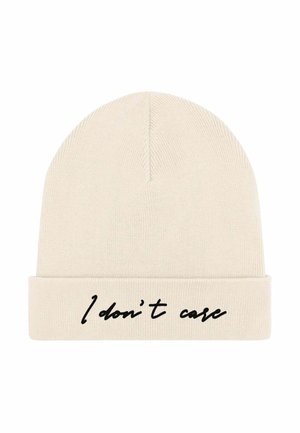 I DONT CARE EMBROIDERY UNISEX CLASSIC - Muts - off-white