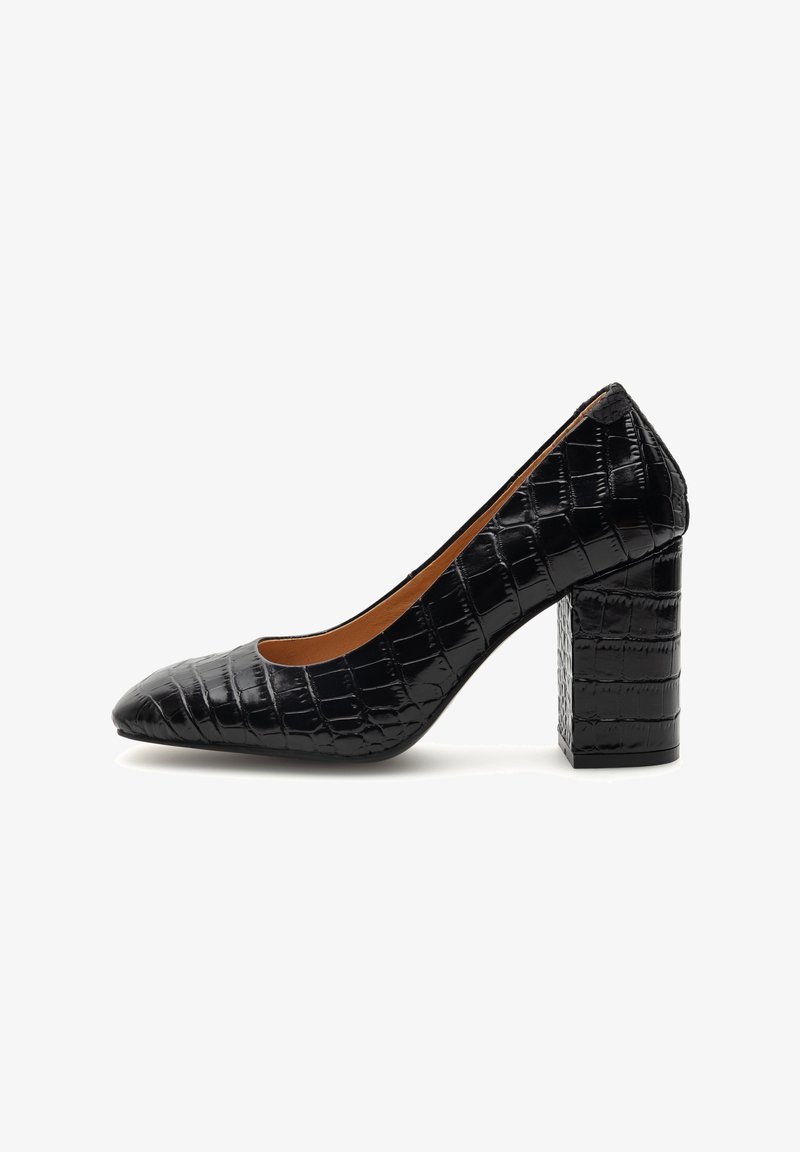Woden MARIE CROCO - High heels - black