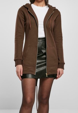 Sweat zippé - brown
