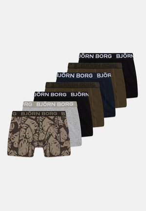 CORE 7 PACK - Shorty - black/dark brown