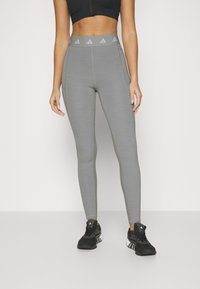 adidas Performance Leggings - medium grey heather/white