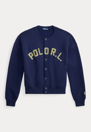 LOGO FLEECE CARDIGAN - Sweat zippé - newport navy