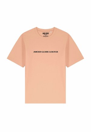 AMOUR GLOIRE BOTOX PRINT HEAVYWEIGHT - T-shirt imprimé - light pink