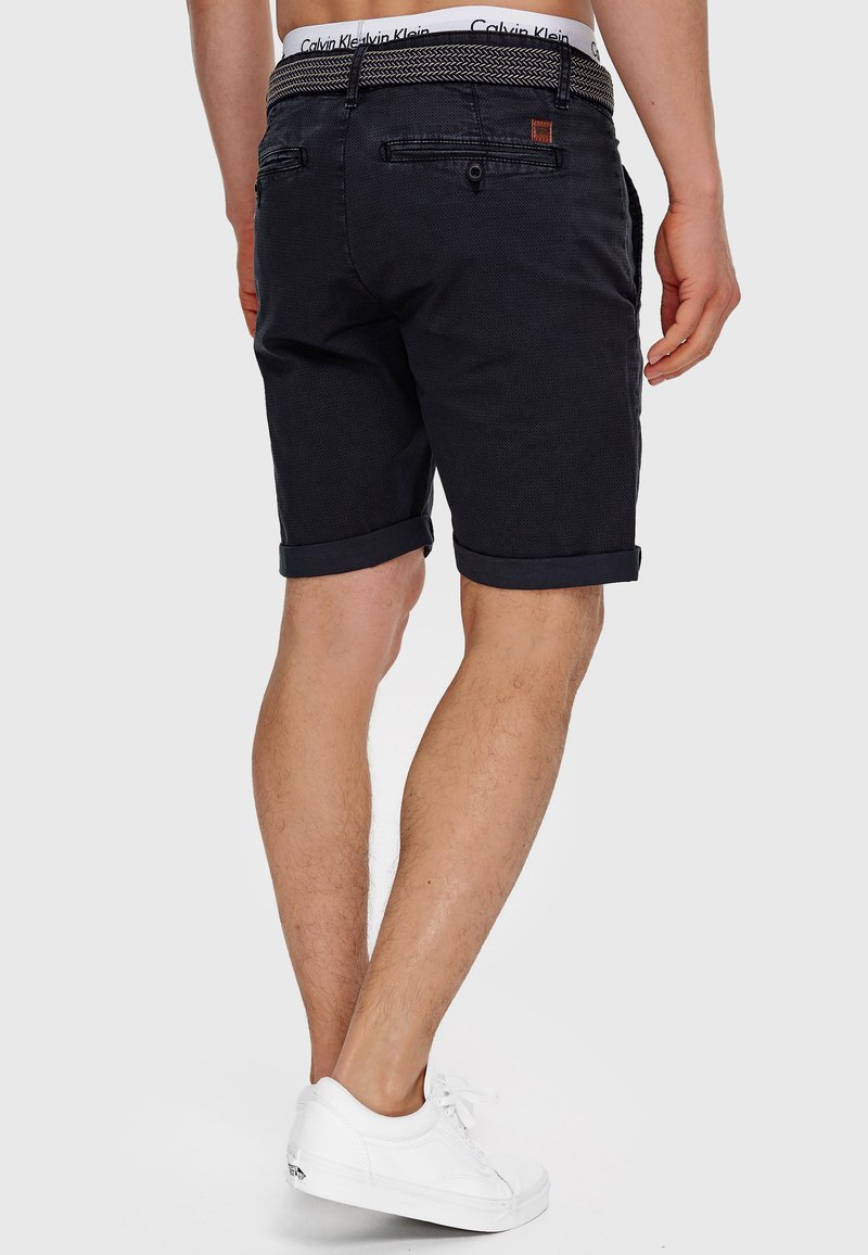 Herren Chino Shorts | INDICODE JEANS Shorts black/schwarz - JK13213 Herren Chino Shorts | INDICODE JEANS Shorts black/schwarz - JK13213