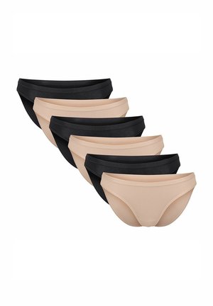 GO DAILY 6ER PACK - Slip - schwarz   beige