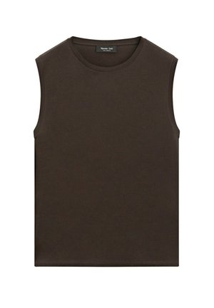 Massimo Dutti, Top - dark brown