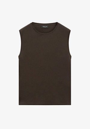Massimo Dutti, Top - dark brown