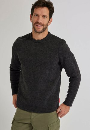PULL - Fleece jumper - black heather