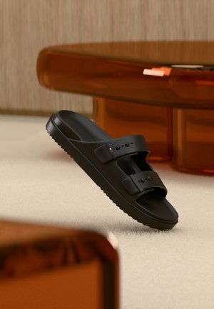 LIGHT ADJUSTABLE POOL SLIDER - Ciabattine - black