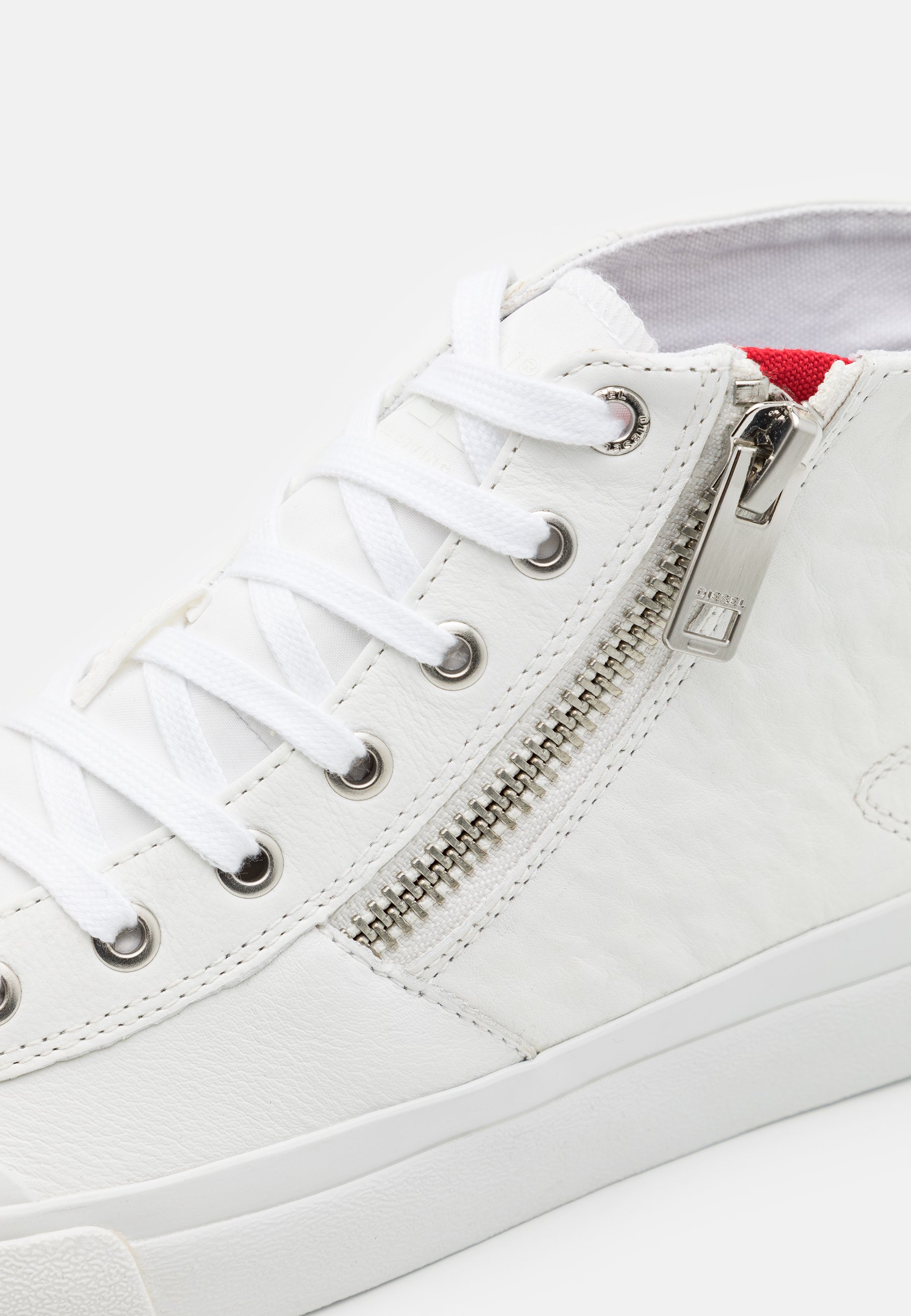 Diesel S-ATHOS ZIP - High-top trainers - white - Zalando