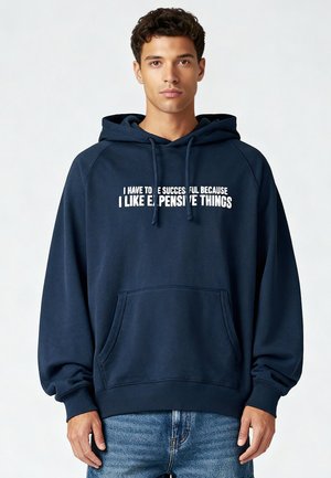 Sweat à capuche - dark blue