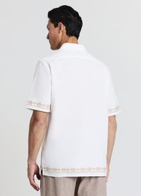 Calliope BOWLING RICAMO - Camicia - bianco lana