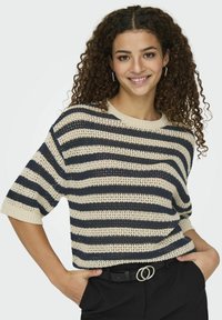 JDY JDYTIKKA - T-Shirt print - sandshell