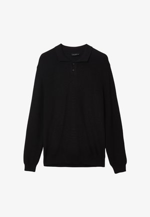 Calliope, MAGLIA TINTA UNITA - Jumper - nero ultrablack