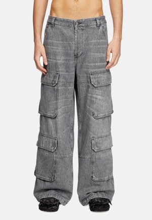 D-TOUCH 0DCBE - Relaxed fit jeans - light grey