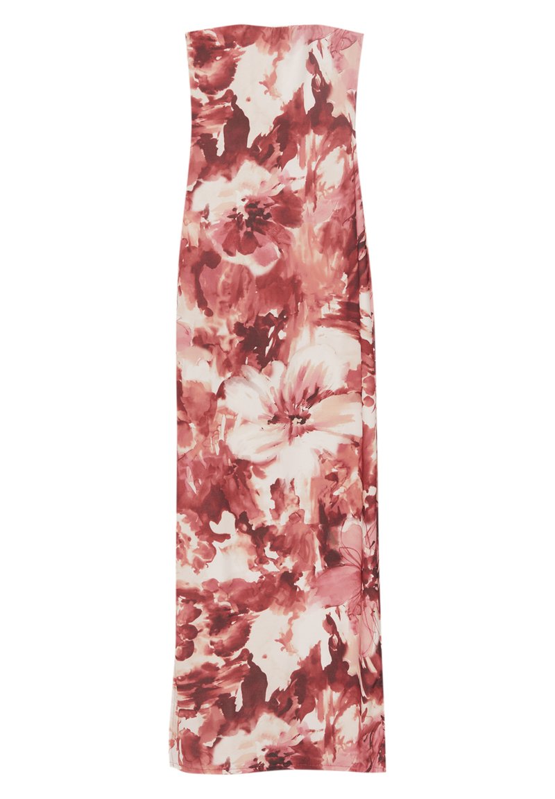 PULL&BEAR Maxi-jurk donkerrood