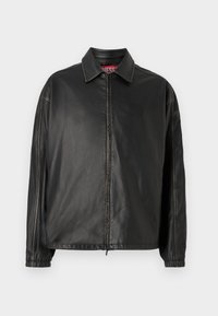 J AKE UNISEX - Veste en similicuir - black