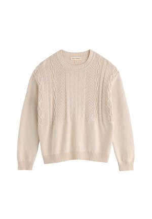 Seasalt Cornwall, SEASALT CORNWALL APPLEWOOD JUMPER - Πουλόβερ - natural - aran